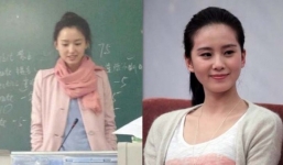 Cô giáo xinh đẹp khiến nam sinh không rời mắt